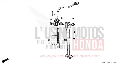 BEQUILLE CB600FY de 2000